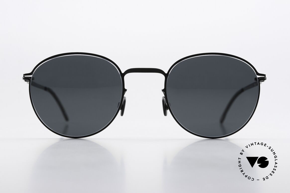 Mykita Ejvind Gray Polarized Sun Lenses, panto shades, LITE collection, made from 2018-2020, Made for Men and Women