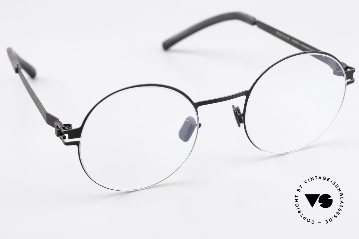 Mykita Apple Glasses Round Black Classic, unworn model with full original packaging by MYKITA, Made for Men and Women