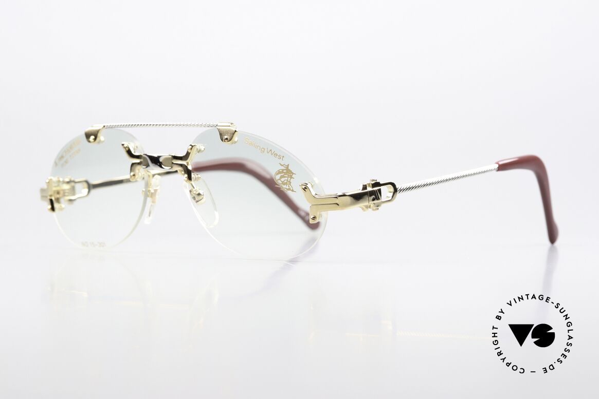 Machiavelli 15-301 Sailing West 80's Titan Frame, a really eccentric & opulent frame from the 1980's, Made for Men