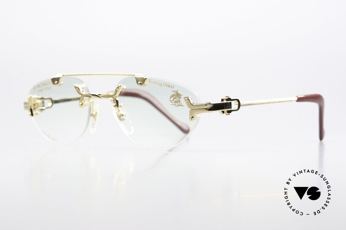 Machiavelli 16-303 Eye-Catching Vintage Glasses, a really eccentric & opulent frame from the 1980's, Made for Men and Women