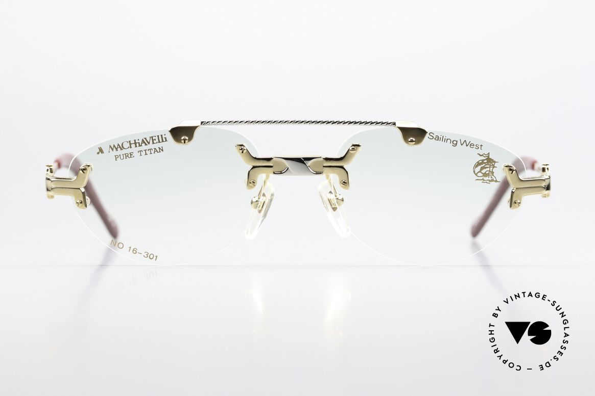Machiavelli 16-301 Magnificent Vintage Glasses, collection named after the Italian PHILOSOPHER, Made for Men and Women