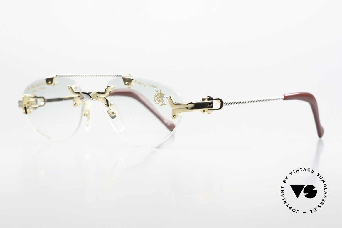Machiavelli 16-301 Magnificent Vintage Glasses, a really eccentric & opulent frame from the 1980's, Made for Men and Women