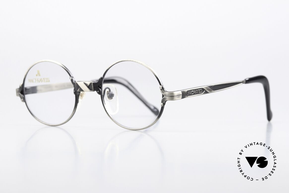 Machiavelli 4-50 80's Titan Frame Antique, classic frame shape, but with that 'certain something', Made for Men and Women