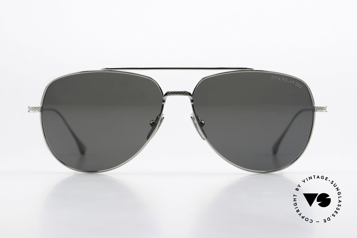 DITA Flight 004 With Polarized Sun Lenses, titanium frame, palladium-plated, made in Japan, Made for Men