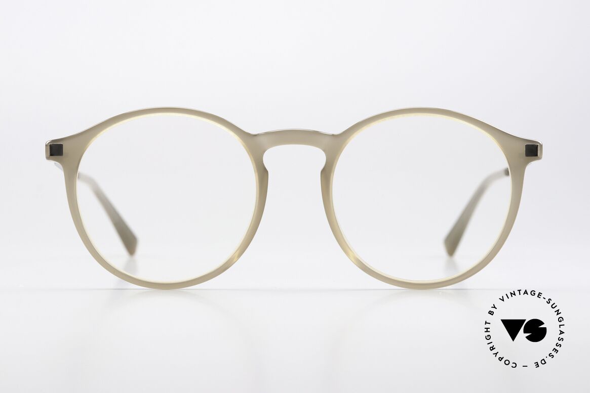 Mykita Oki Panto Specs Timeless Unisex, model of the LITE collection with acetate frame front, Made for Men and Women