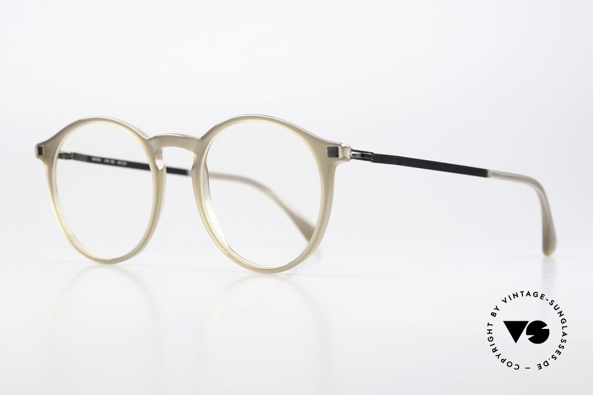 Mykita Oki Panto Specs Timeless Unisex, really timeless col. code 918 = 'Taupe/Shiny Graphite', Made for Men and Women