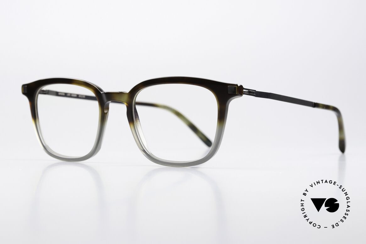 Mykita Hegon Santiago Gradient / Gray, acetate frame front with characteristic Mykita temples, Made for Men and Women