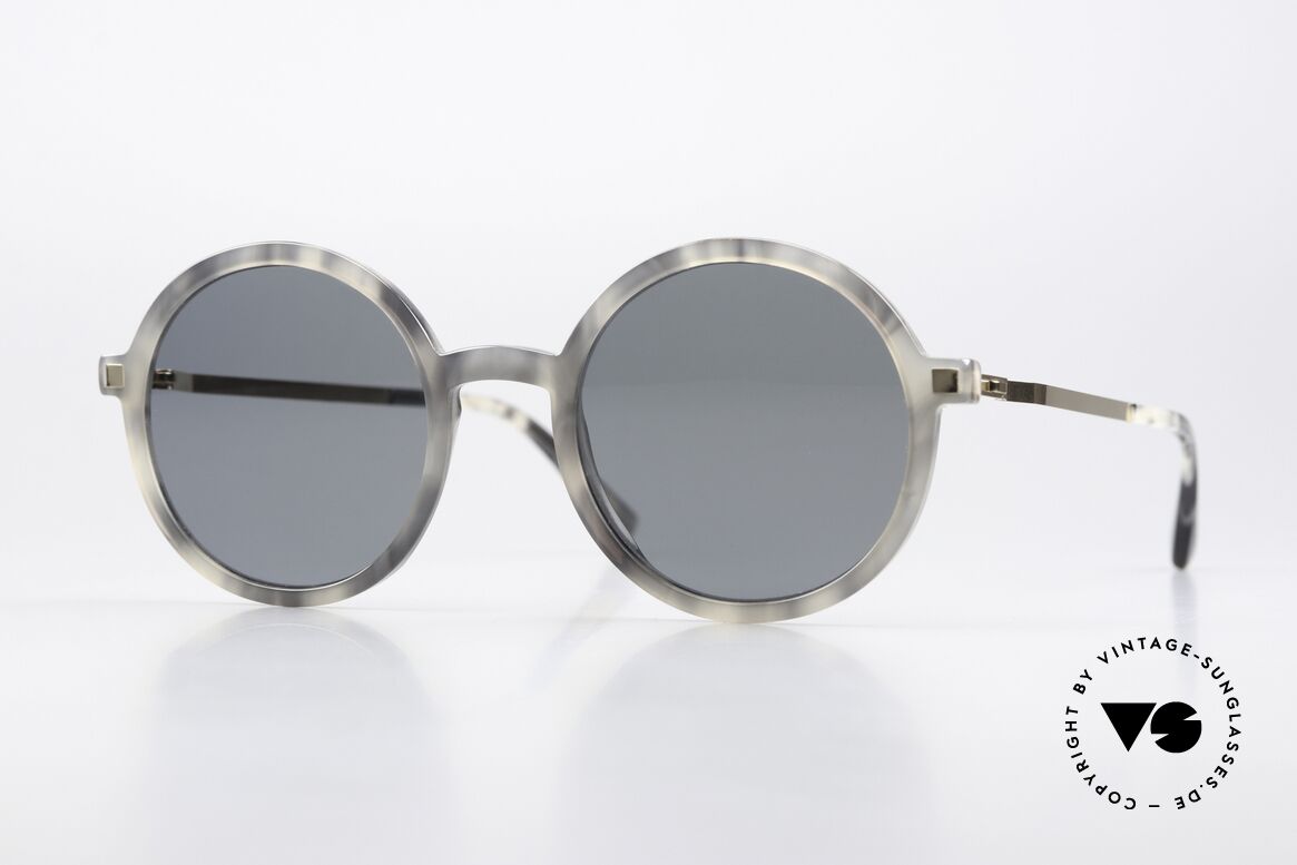 Mykita Toclo Classic Round Sunglasses, Mykita sunglasses, model TOCLO, size 49-22, col 809, Made for Men and Women