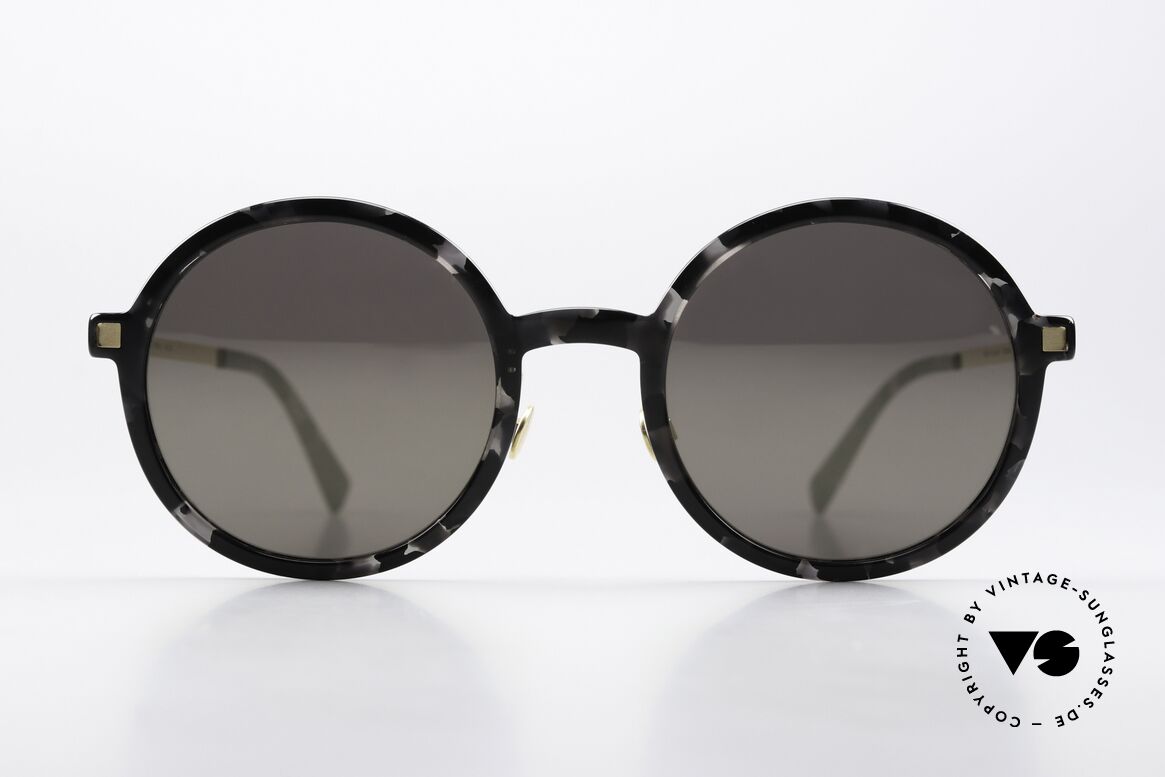 Mykita Toclo Asia Version With Nose Pads, c.807: Black Havana/Glossy Gold Brilliantgrey Solid, Made for Men and Women