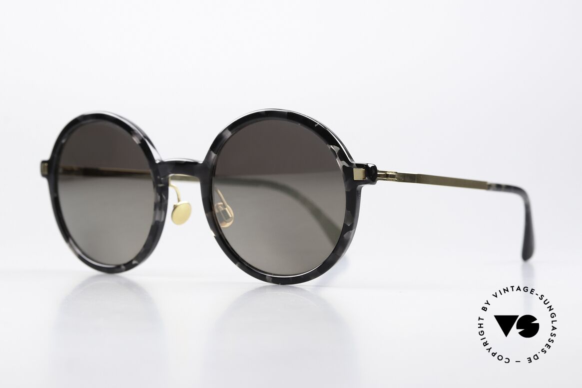 Mykita Toclo Asia Version With Nose Pads, with slightly mirrored sun lenses, 100% UV protection, Made for Men and Women