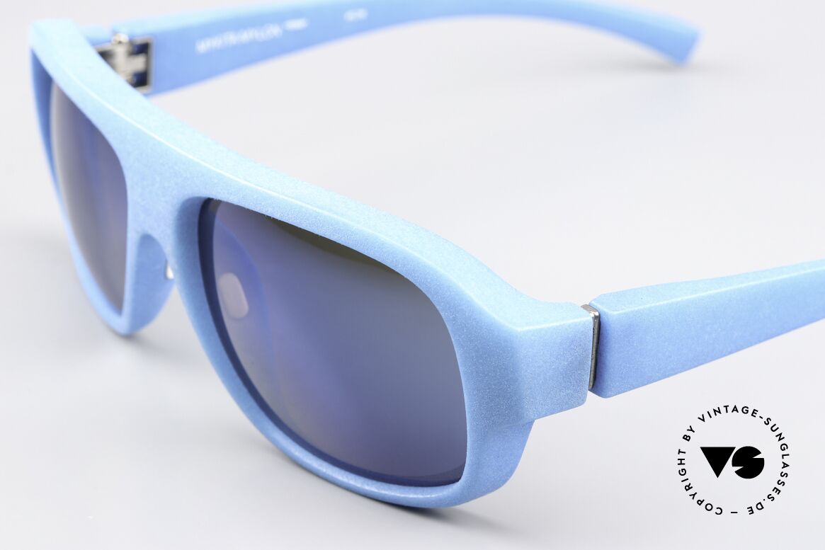 Mykita Mylon Titan Blue Mirrored Sun Lenses, glasses lovers know about the Mylon concept, Made for Men