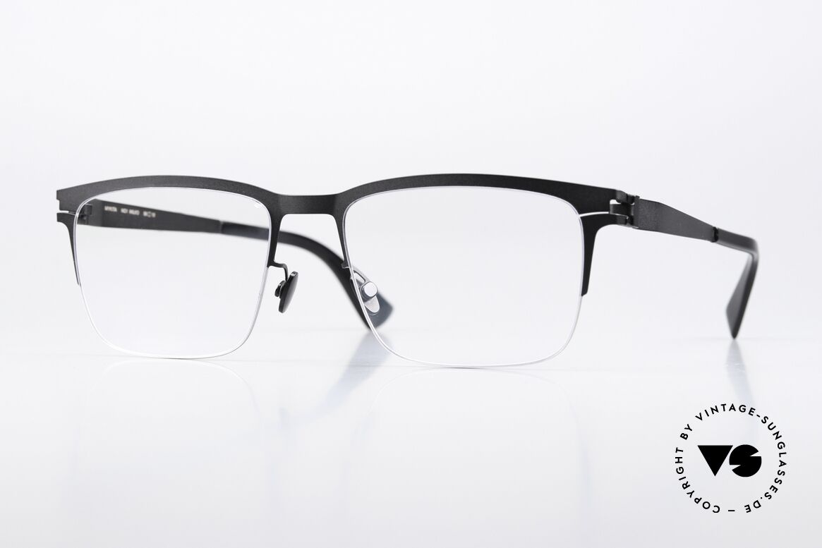 Mykita Wilko Striking Frame Silver Black, Mykita eyeglasses, mod. WILKO, size 56-18, col. 052, Made for Men