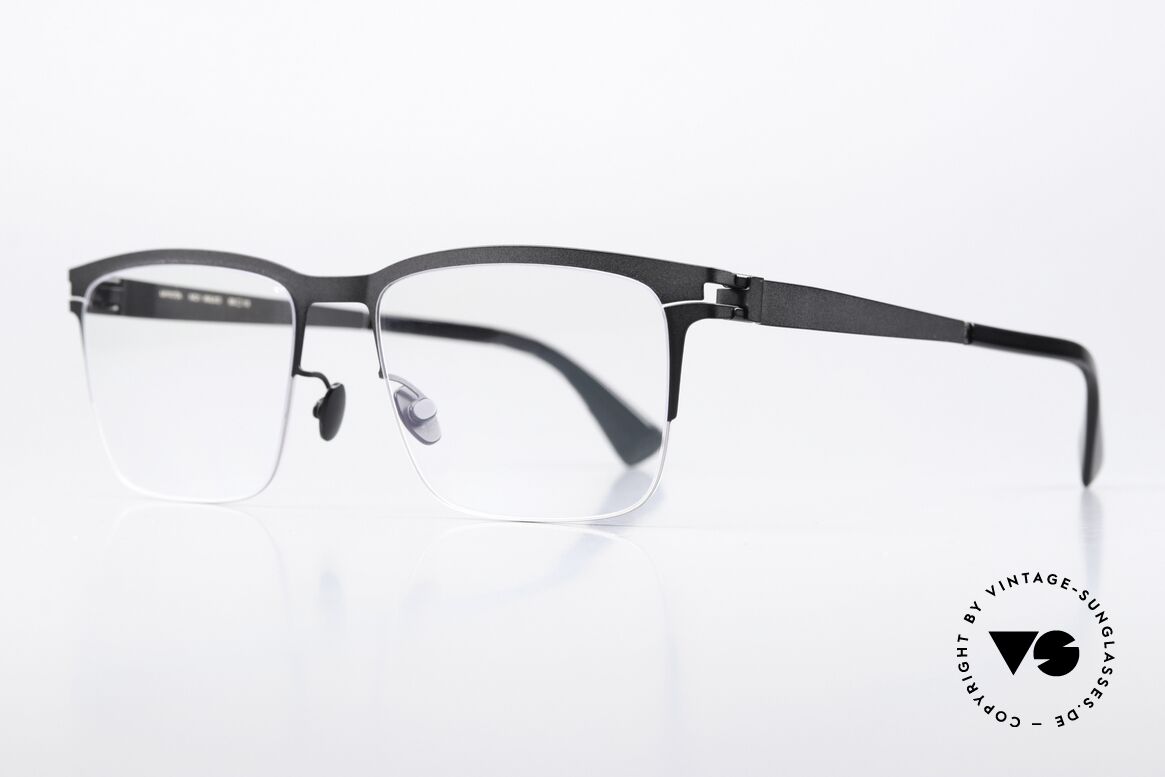 Mykita Wilko Striking Frame Silver Black, color code 052 "Silver/Black" (a classic men's model), Made for Men