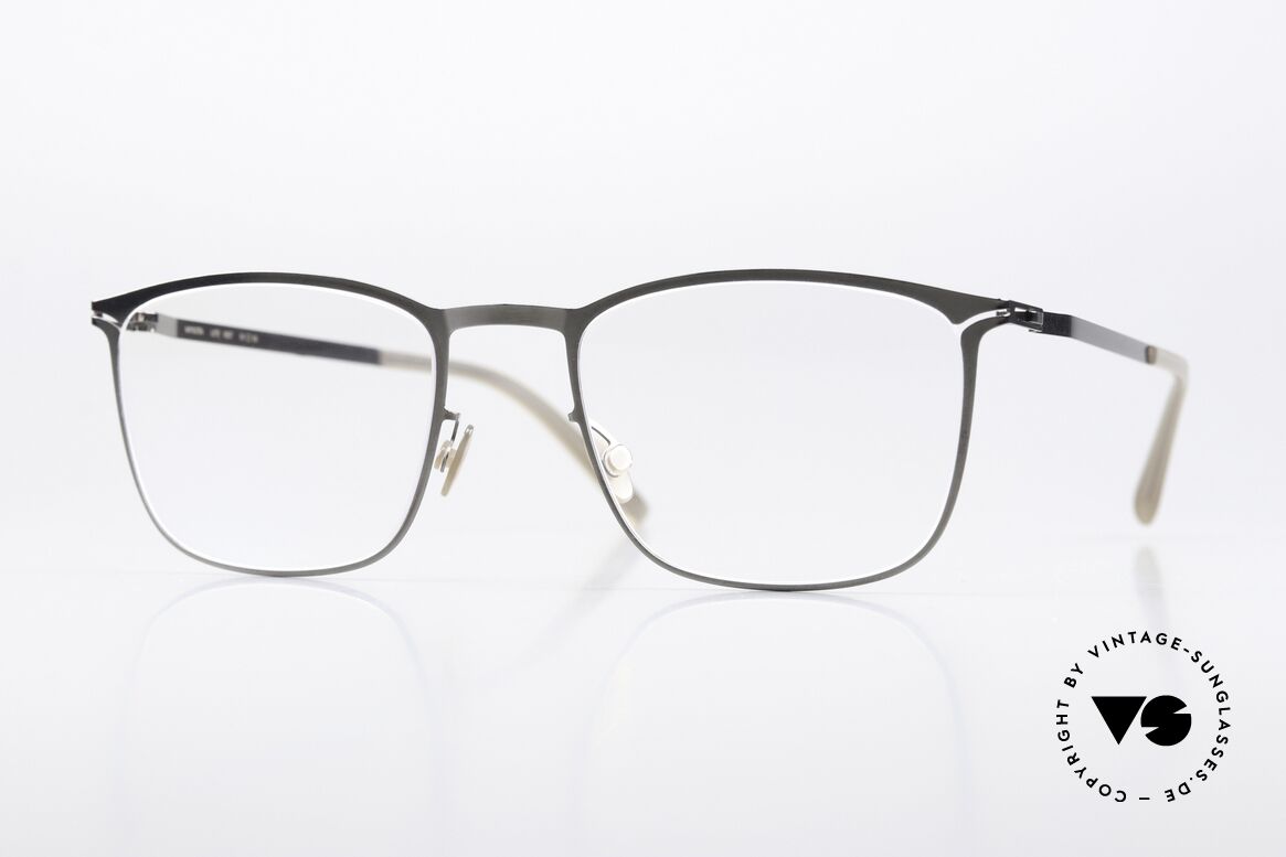 Mykita Veit Striking Frame Shiny Graphite, Mykita eyeglasses, model VEIT, size 51-19, col. 232, Made for Men and Women