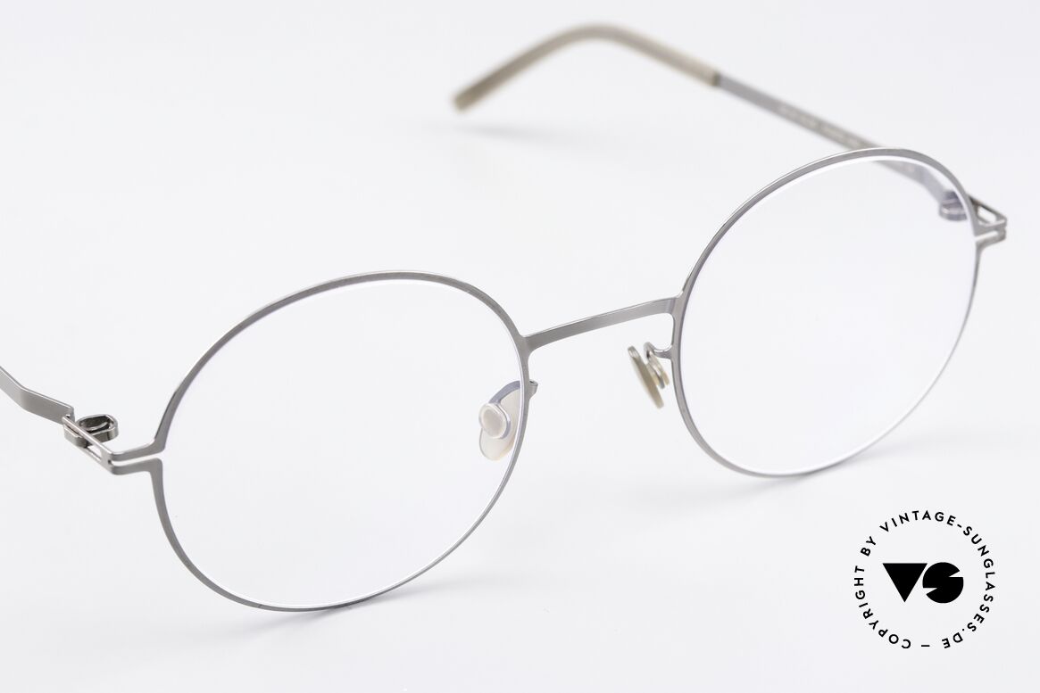 Mykita Quenby Round Frame Shiny Graphite, unworn model with full original packaging by MYKITA, Made for Men and Women