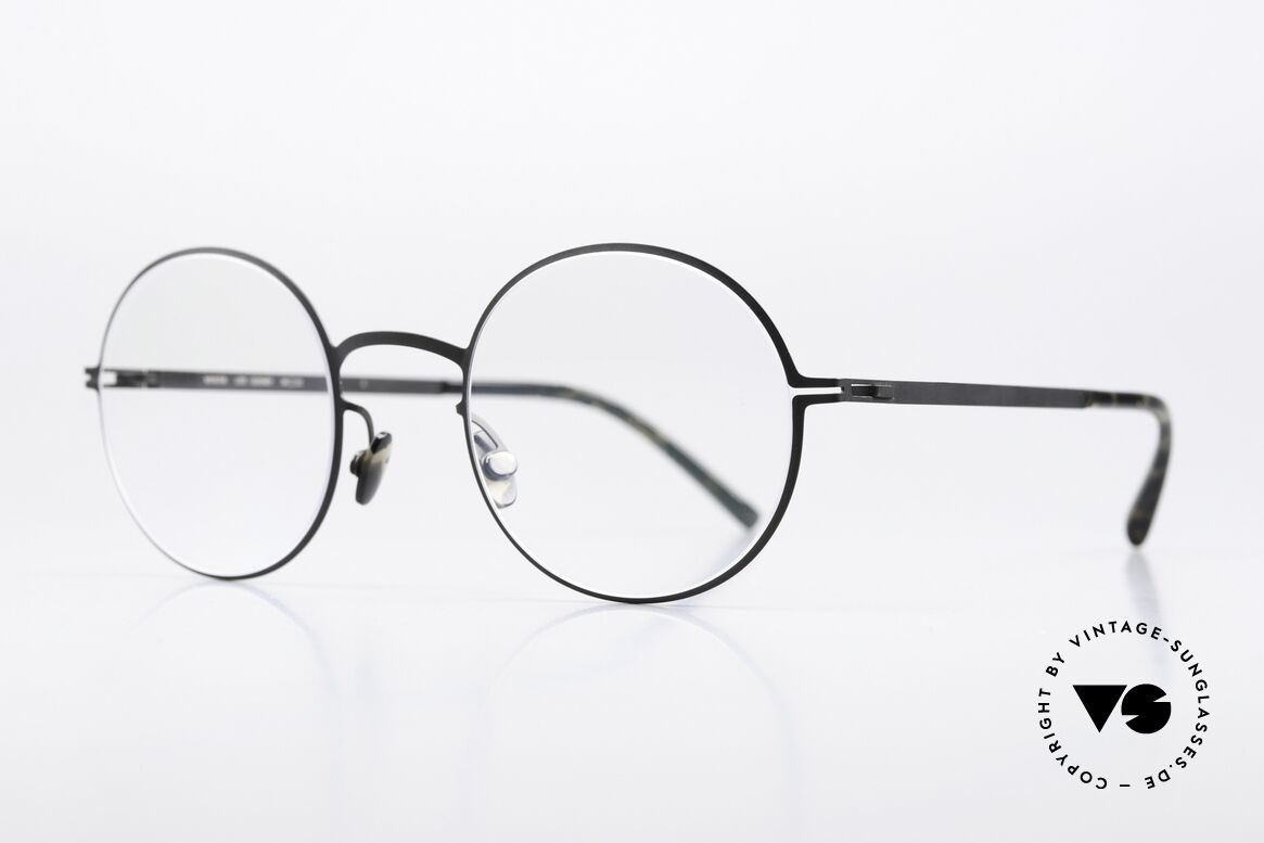 Mykita Quenby Round Frame Classic Black, color 002 "Black" (eyeglasses for ladies & gentlemen), Made for Men and Women