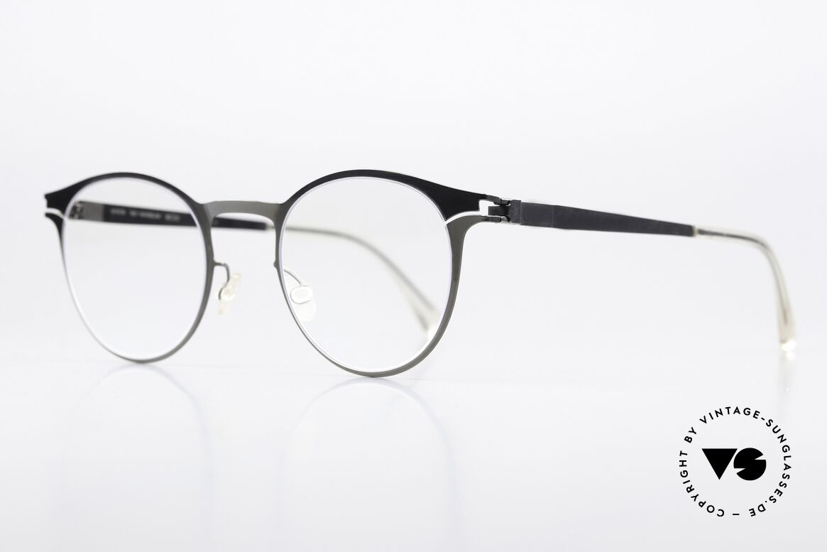 Mykita Maximilian Panto Frame Shiny Graphite, col 232 "Shiny Graphite" (glasses for ladies & gents), Made for Men and Women
