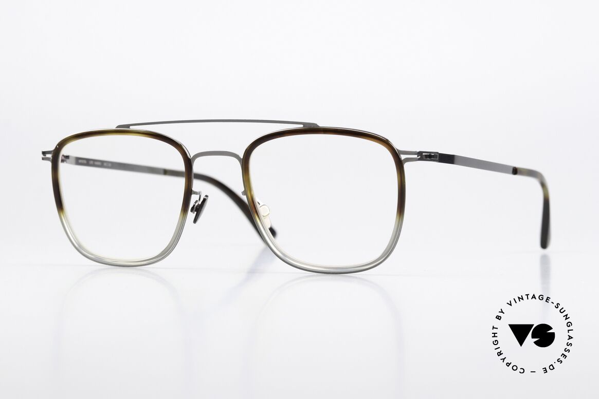 Mykita Hanno Square Frame Santiago Gray, Mykita glasses, model HANNO, size 49-20, color 952, Made for Men and Women