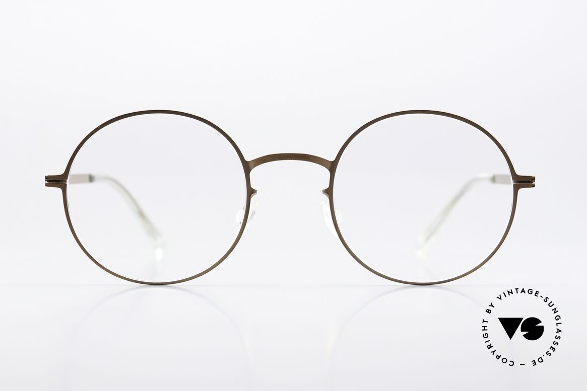 Mykita Quenby Round Frame Shiny Copper, unisex specs, LITE collection made from 2017-2018, Made for Men and Women
