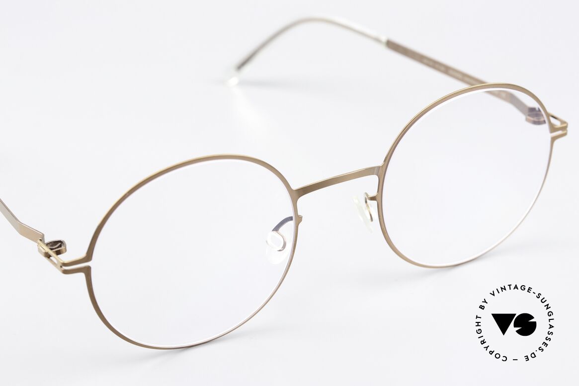 Mykita Quenby Round Frame Shiny Copper, unworn model with full original packaging by MYKITA, Made for Men and Women