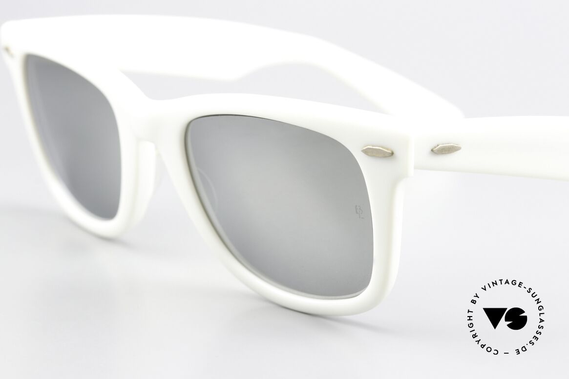 Ray Ban Wayfarer I USA Silver Mirrored B&L, 80's original by Bausch&Lomb; collector's item, Made for Men and Women