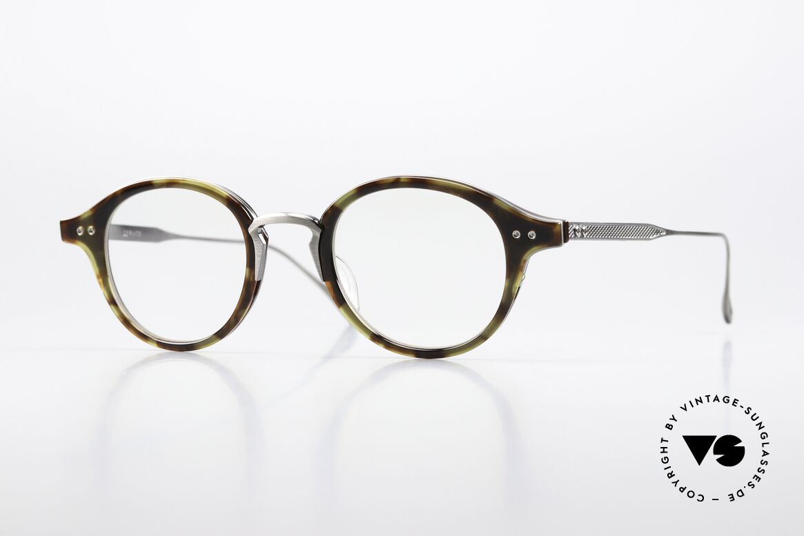 DITA Spruce Very Elegant Panto Glasses, DITA SPRUCE DRX-2083-B-TRT-SLV in size 45/22, Made for Men and Women