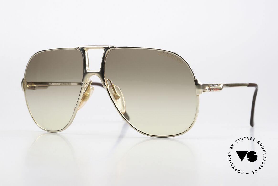 Boeing 5700 Gold-Plated 80's Shades, The BOEING Collection by Carrera from 1988/1989, Made for Men and Women