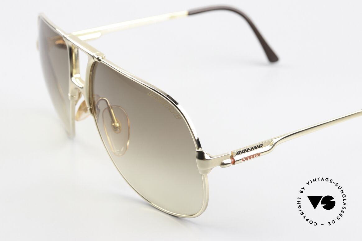 Boeing 5700 Gold-Plated 80's Shades, "SMALL" 80's size (60/12) = a MEDIUM size, today, Made for Men and Women