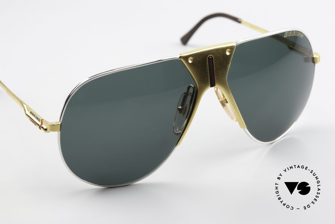 Boeing 5701 Rare XL 80's Pilots Shades, "large" 80's size (64/14) = an X-LARGE size, today, Made for Men