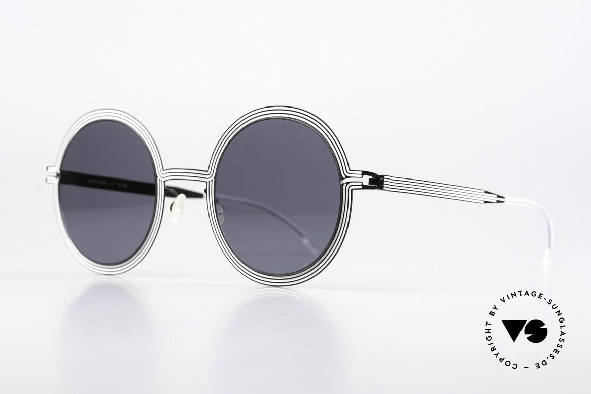 Mykita Studio 6.3 XXL Designer Sunglasses, ultra-fine lines follow the contour of the frame, Made for Women