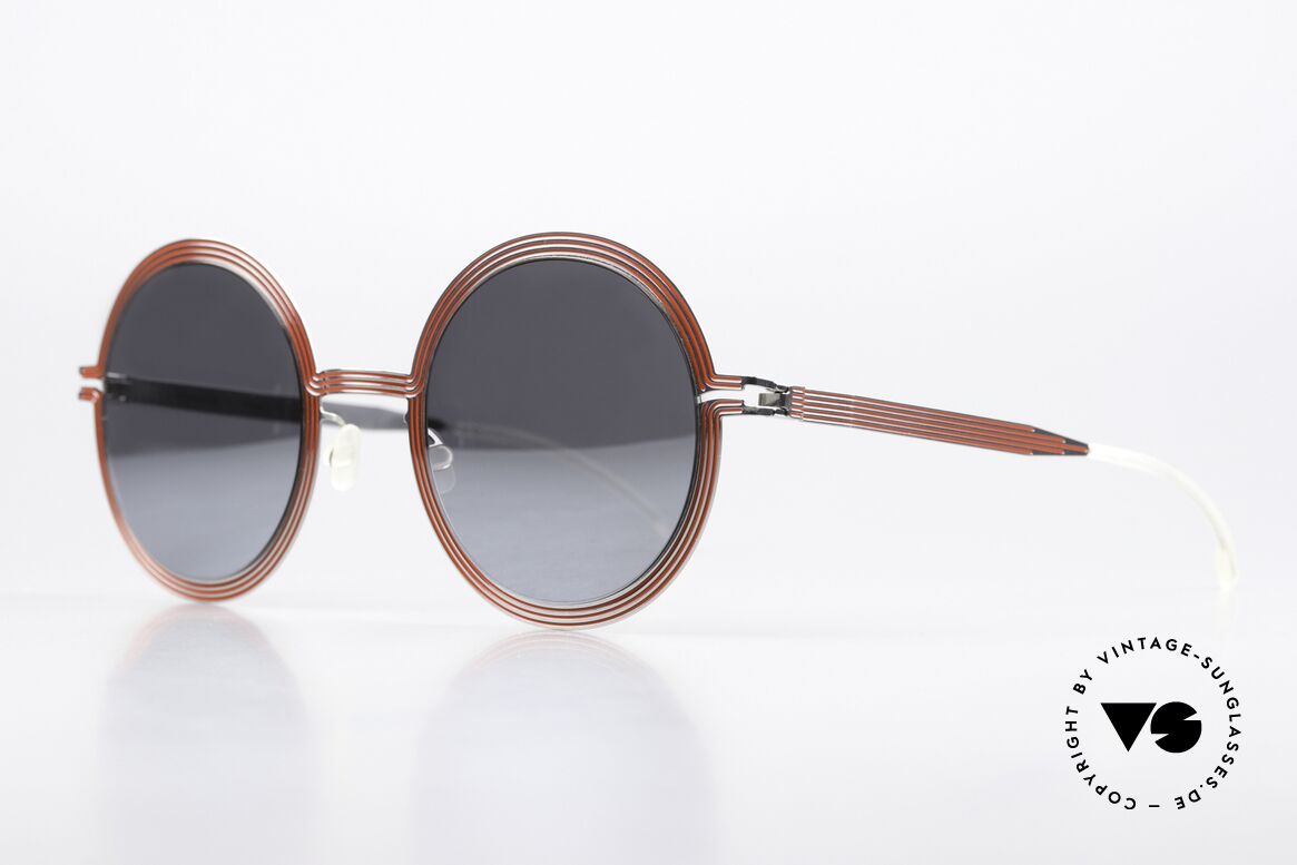 Mykita Studio 6.3 XXL Sunglasses Mirrored, ultra-fine lines follow the contour of the frame, Made for Women
