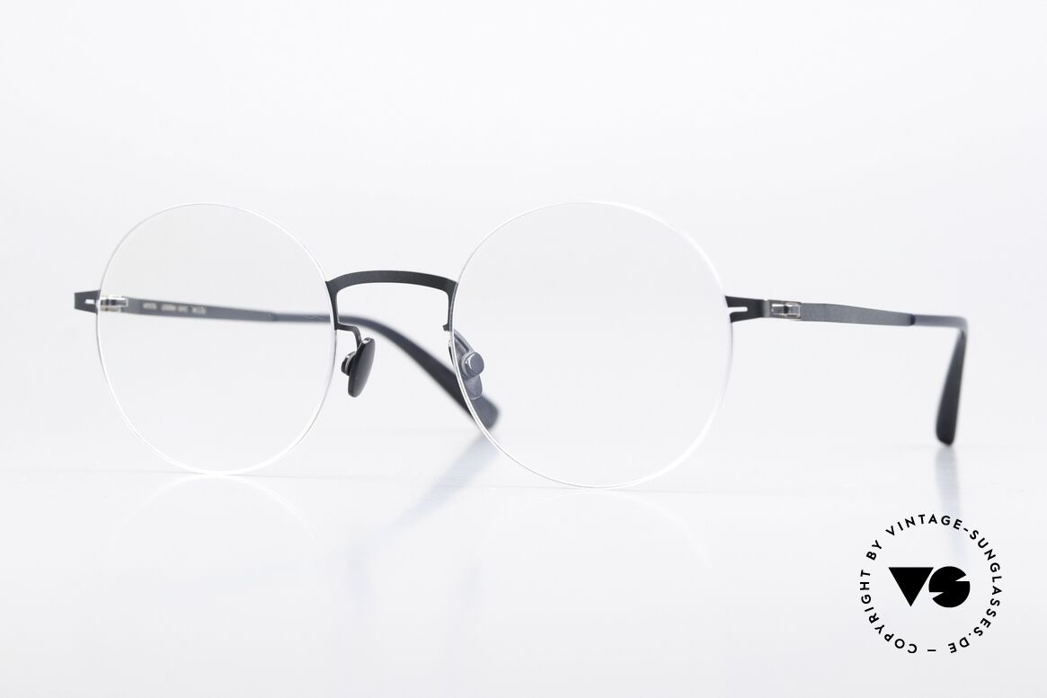Mykita Kayo Frame Silver / Indigo Blue, Mykita eyeglasses, model KAYO in size 49-22, col 271, Made for Men and Women
