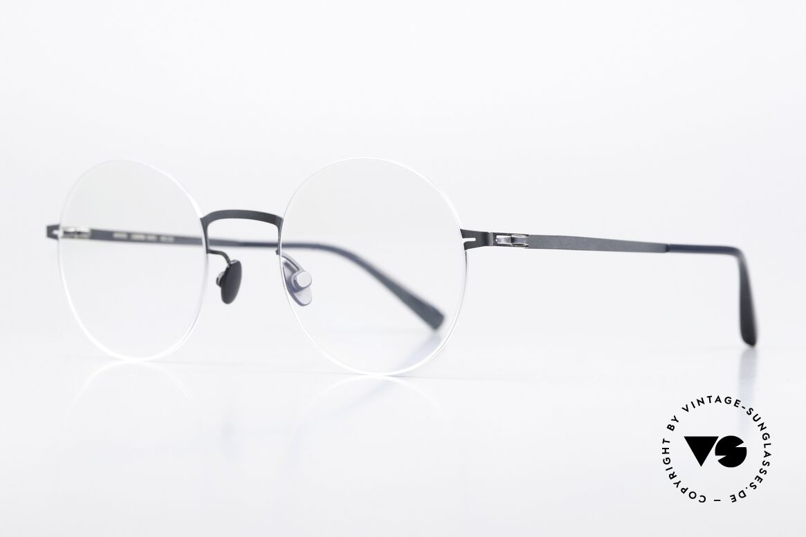Mykita Kayo Frame Silver / Indigo Blue, color code 271 = Silver / Indigo Blue; unisex eyewear, Made for Men and Women