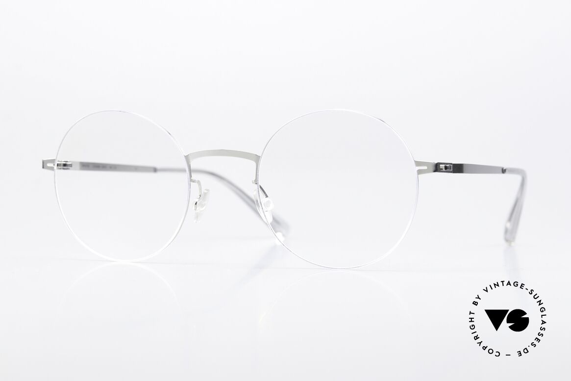 Mykita Kayo Round Frame Timeless Silver, Mykita eyeglasses, model KAYO in size 49-22, col 051, Made for Men and Women