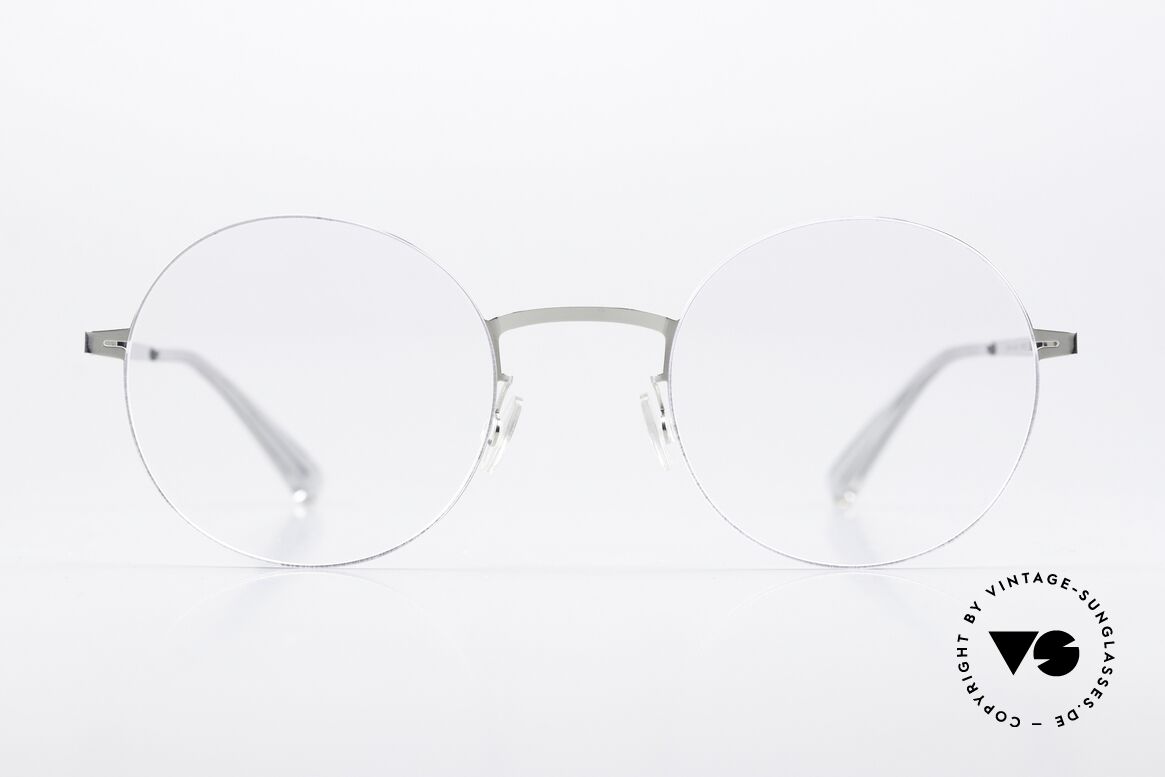 Mykita Kayo Round Frame Timeless Silver, round frame from the LESSRIM collection (2017-2019), Made for Men and Women