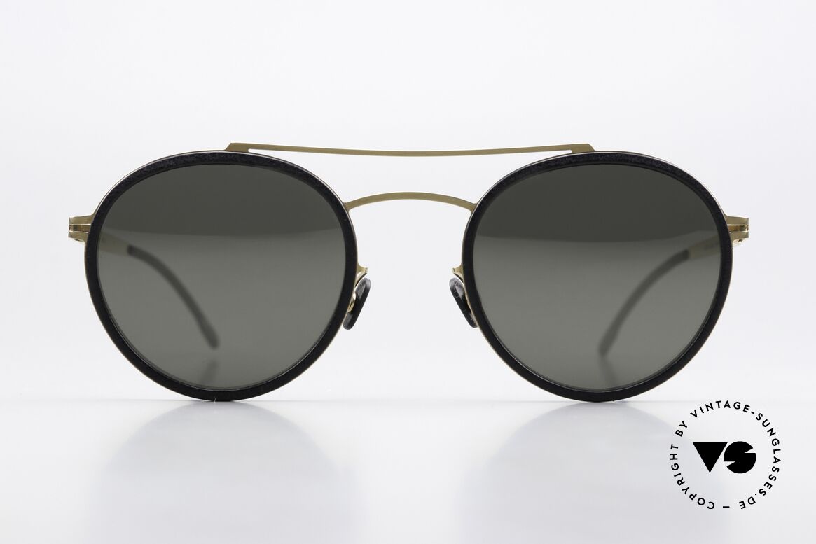 Mykita Mylon Hay Mirrored Panto Sunglasses, round panto design; size 49-23 with color 306, Made for Men and Women