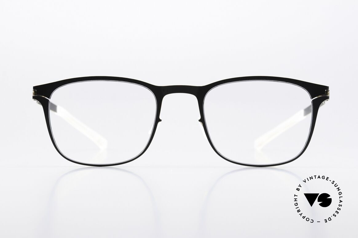Mykita Kai Metal Frame Black Gold Edges, unisex specs, NO1 collection (made in 2017 - 2018), Made for Men and Women