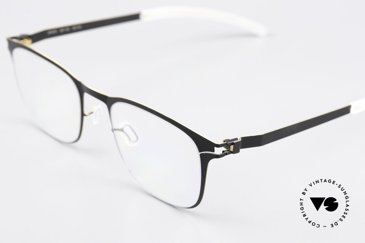 Mykita Kai Metal Frame Black Gold Edges, well-known top quality, handmade in Germany, Berlin, Made for Men and Women
