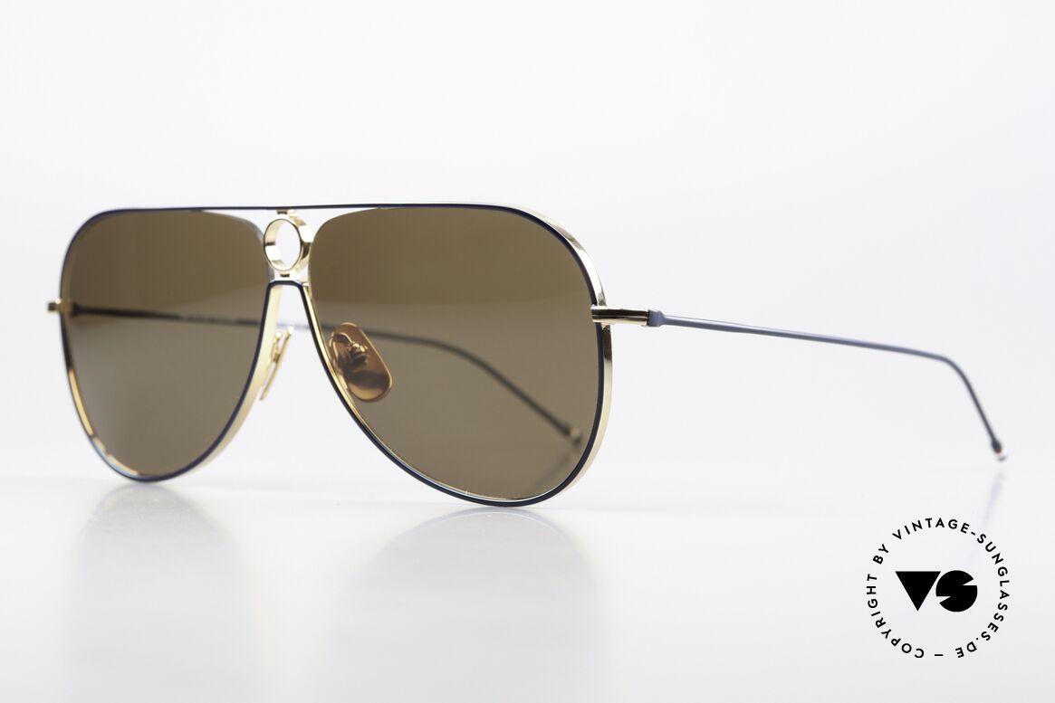 Thom Browne TBS115 Aviator Sunglasses XXL, really stylish & top-notch quality, made in Japan, Made for Men