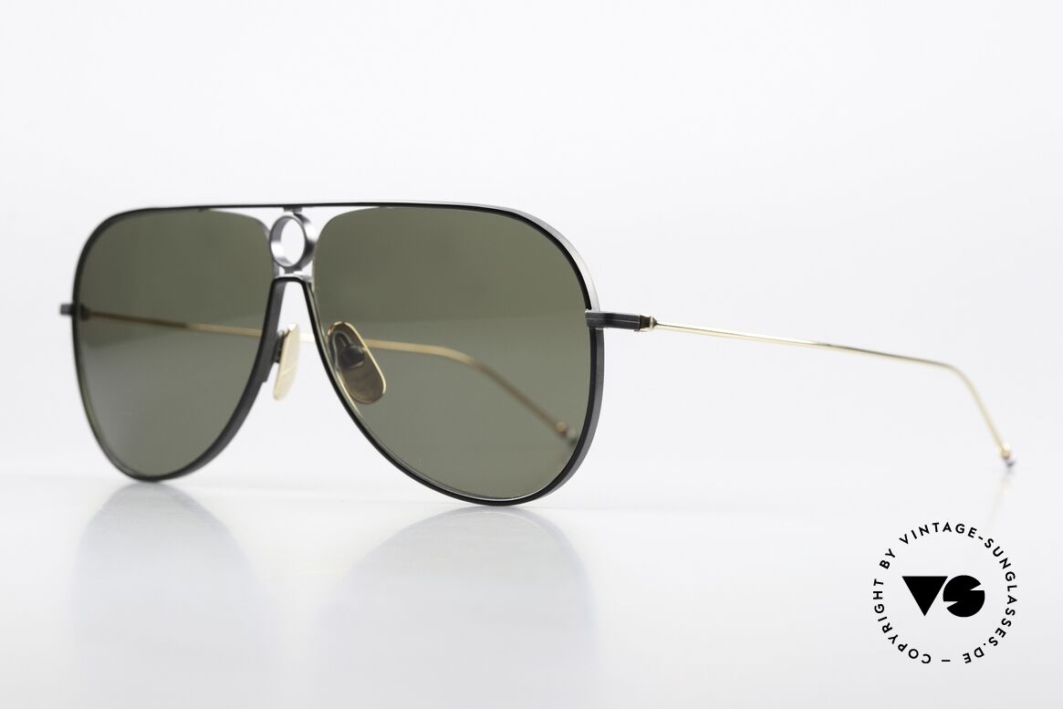 Thom Browne TBS115 XXL Aviator Sunglasses, really stylish & top-notch quality, made in Japan, Made for Men