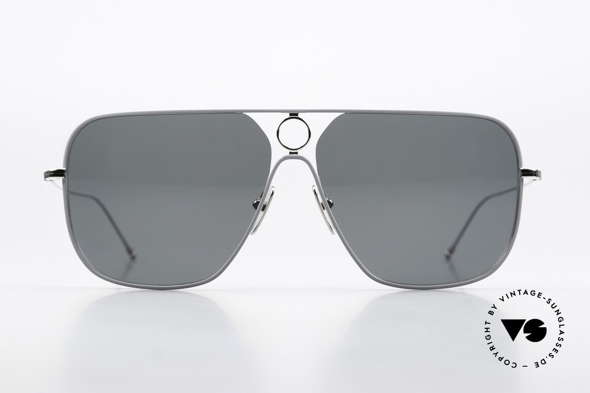 Thom Browne TBS114 Men's Shades Square XXL, titanium frame in XXL size 62-13 (150mm width), Made for Men