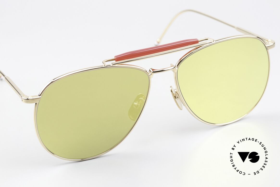 Thom Browne TB015 XL Aviator Gold Mirrored, a classy designer accessory for all fashion lovers, Made for Men