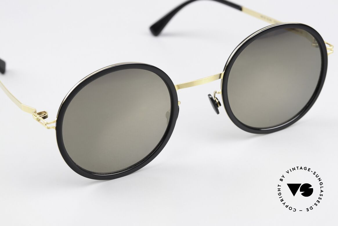 Mykita Meja Light Gold Mirrored Lens, unworn model from 2017 comes with original packing, Made for Men and Women