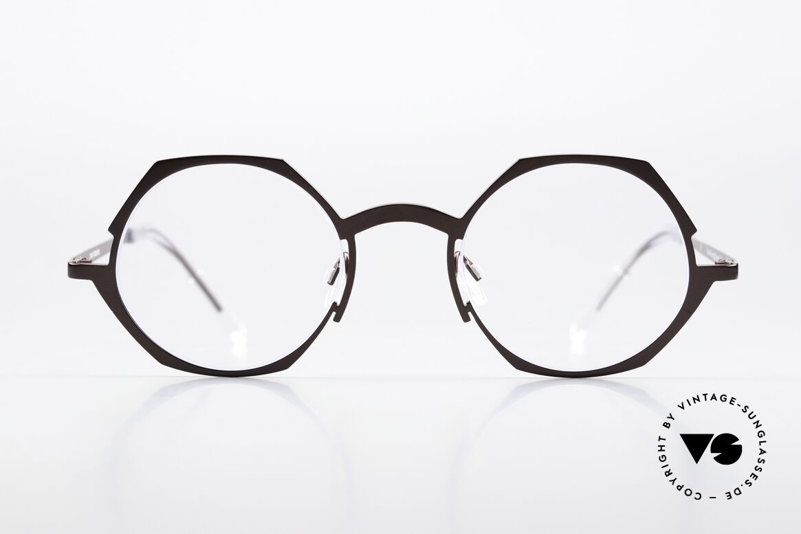 Theo Belgium Wave Women's Eyewear Titan, Pure Titanium Theo Belgium glasses, Model WAVE, Made for Women
