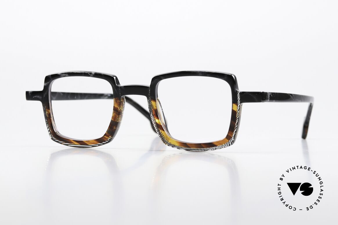 Theo Belgium Schaukel Acetate Frame Square Unisex, square designer eyeglass-frame; Theo Belgium, Made for Men and Women