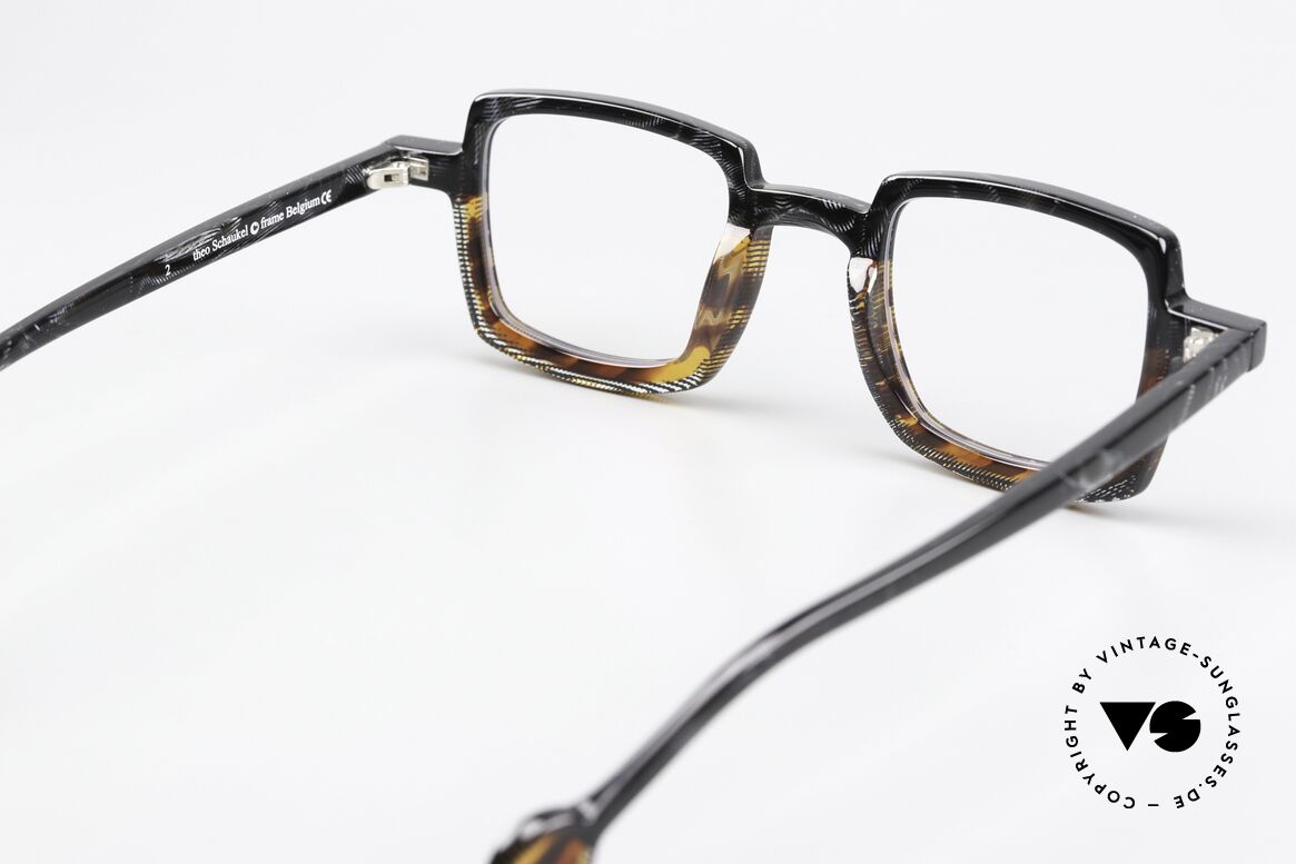 Theo Belgium Schaukel Acetate Frame Square Unisex, Size: medium, Made for Men and Women