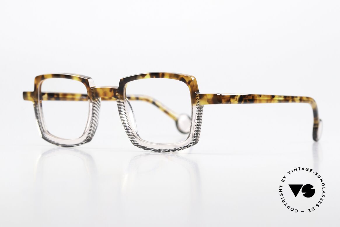 Theo Belgium Schaukel Square Acetate Frame Unisex, from the "SWINGS" series in size 42-26, 135mm, Made for Men and Women