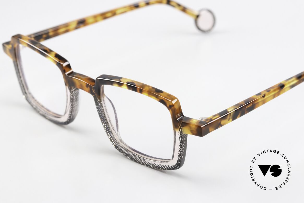 Theo Belgium Schaukel Square Acetate Frame Unisex, avant-garde designer eyeglasses in TOP quality, Made for Men and Women