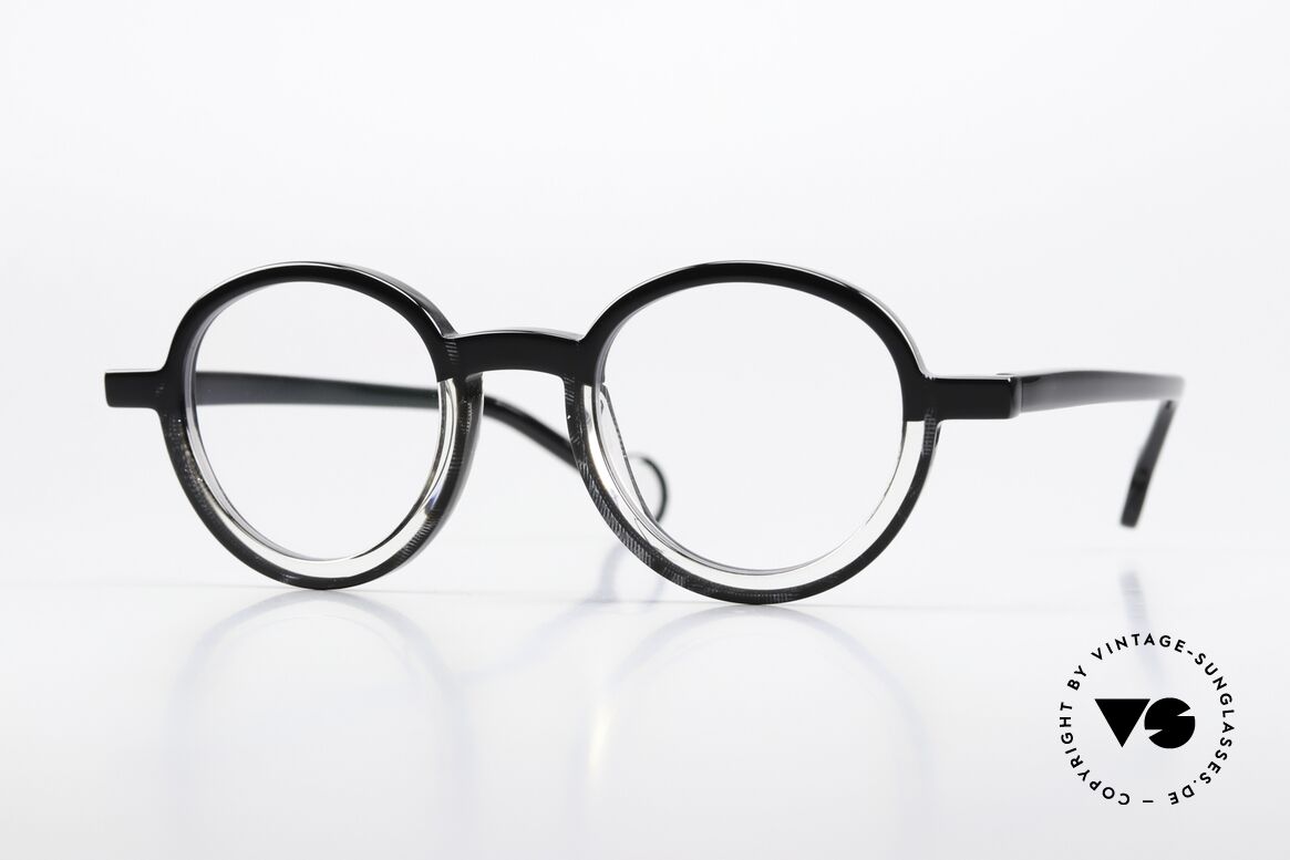 Theo Belgium Balancoire Acetate Frame Round Unisex, round designer eyeglass-frame by Theo Belgium, Made for Men and Women