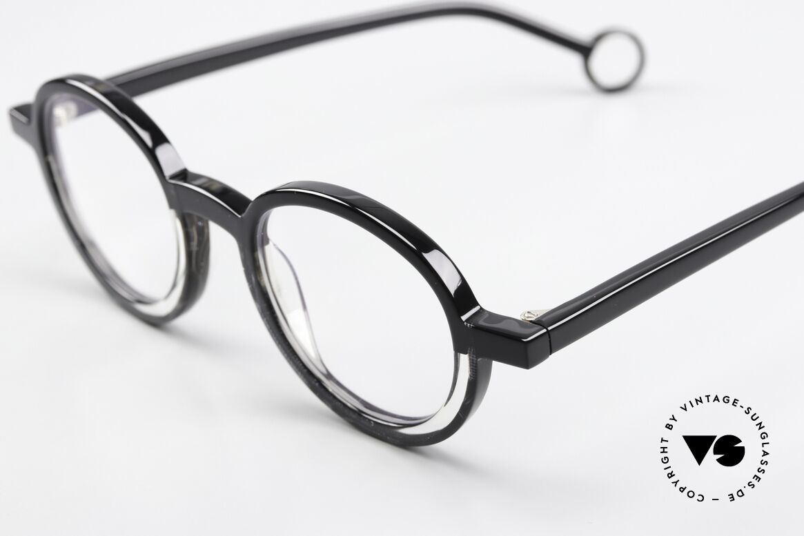 Theo Belgium Balancoire Acetate Frame Round Unisex, avant-garde designer eyeglasses in TOP quality, Made for Men and Women